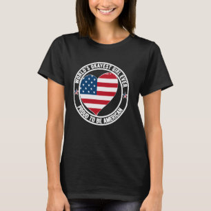 Promoted To Sister Best American Girl World's Okay T-Shirt