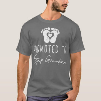 Promoted to step grandma 2022 Soon To Be Pregnancy T-Shirt