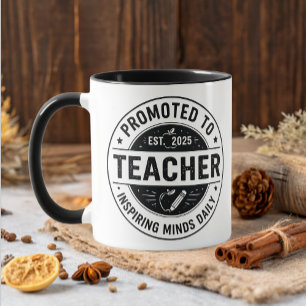 promoted to teacher  mug