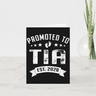 Promoted to tia est 2026 soon to be auntie card