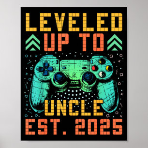 Promoted To Uncle 2025 Leveled Up To Uncle Est 202 Poster
