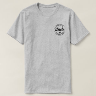 Promoted to Uncle Custom Pregnancy Announcement T-Shirt