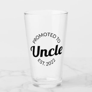 Promoted To Uncle Est. 2022 I Glass