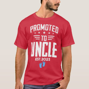 Promoted To Uncle Est 2023 It's A Boy Pregnancy An T-Shirt