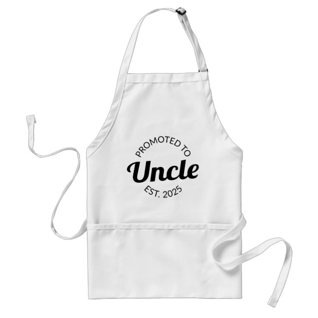Promoted To Uncle Est. 2025 I Standard Apron (Front)