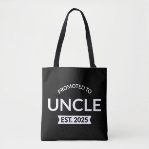 Promoted To Uncle Est. 2025 II Tote Bag