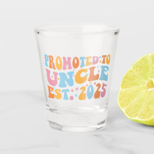 Promoted To Uncle Est. 2025 III Shot Glass