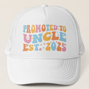 Promoted To Uncle Est. 2025 III Trucker Hat