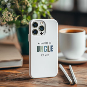 Promoted to Uncle EST 2025   Personalised  iPhone 16 Pro Case