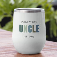 Promoted to Uncle EST 2025 | Personalised Gift