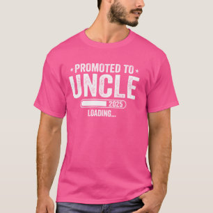 Promoted To Uncle Est 2025 Soon To Be Uncle Father T-Shirt
