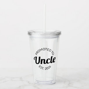 Promoted To Uncle Est. 2026 I Acrylic Tumbler