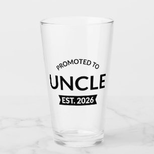 Promoted To Uncle Est. 2026 II Glass