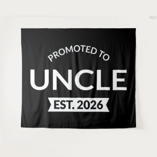 Promoted To Uncle Est. 2026 II Tapestry