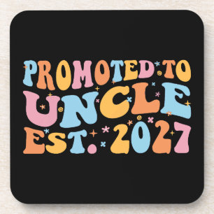Promoted To Uncle Est 2027 New Uncle Coaster