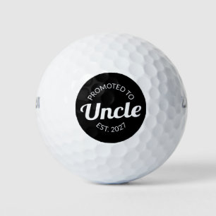 Promoted To Uncle Est 2027 New Uncle I Golf Balls