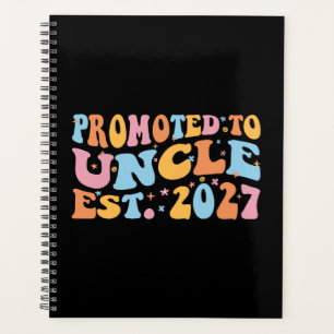 Promoted To Uncle Est 2027 New Uncle Planner