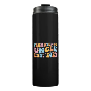Promoted To Uncle Est 2027 New Uncle Thermal Tumbler