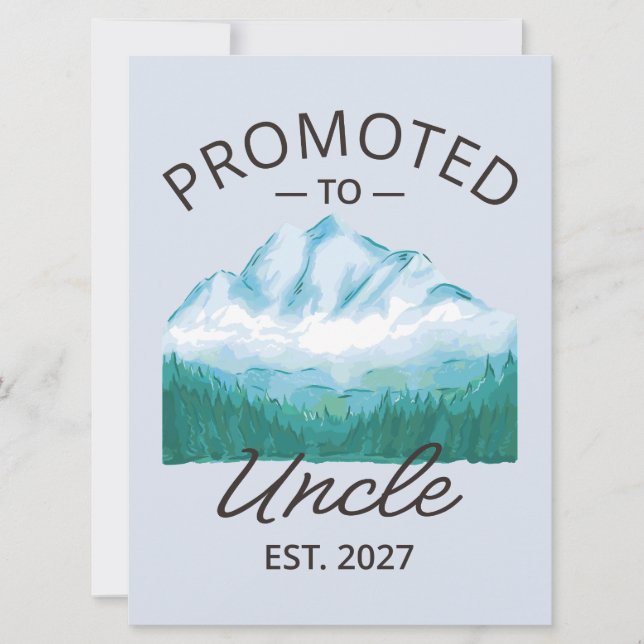 Promoted To Uncle Est 2027 New Uncle VI (Front)