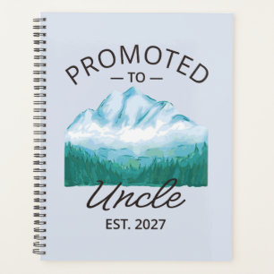 Promoted To Uncle Est 2027 New Uncle VI Planner