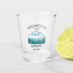Promoted To Uncle Est 2027 New Uncle VI Shot Glass