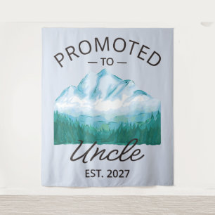 Promoted To Uncle Est 2027 New Uncle VI Tapestry