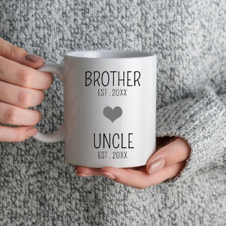 Promoted To Uncle Present For First Time New Uncle Coffee Mug