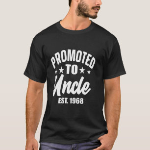 Promoted To Uncle Promoted To Uncle est 1968 Vinta T-Shirt