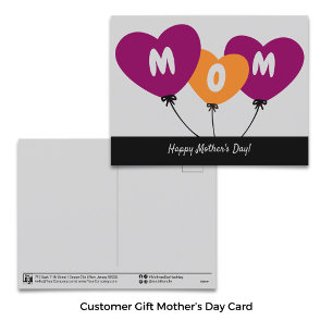 Promotion Balloon Heart Happy Mother's Day Card