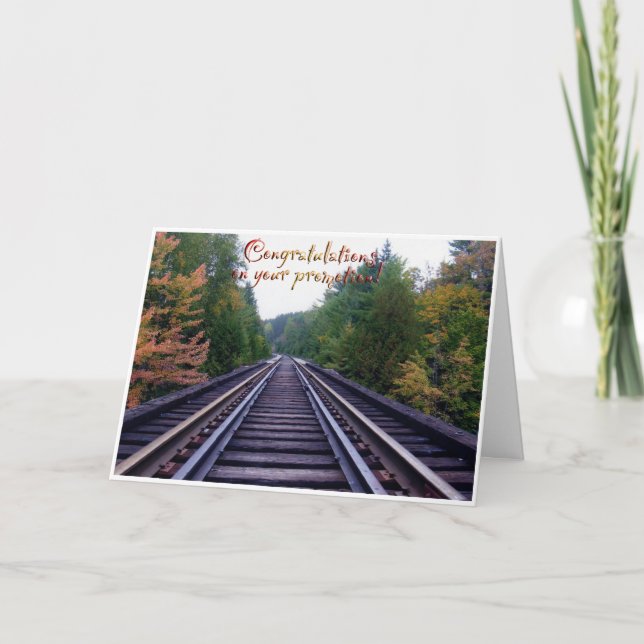 Promotion congratulations! card (Front)