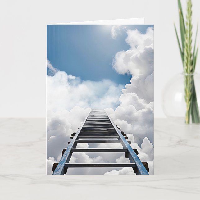 Promotion Congratulations Ladder in Sky Card (Front)