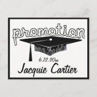 Promotion Graduation Typography Hat Save The Date