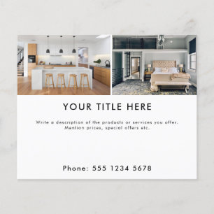 Promotional Business 2 Photo Banner & Text Flyer