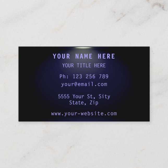 Promotional Business Card Design Your Own (Front)