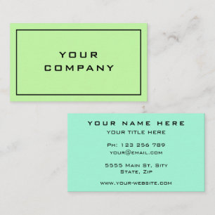 Promotional Business Cards Template Custom Colours