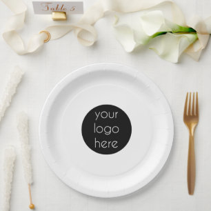 Promotional Business Company Logo Corporate Paper Plate