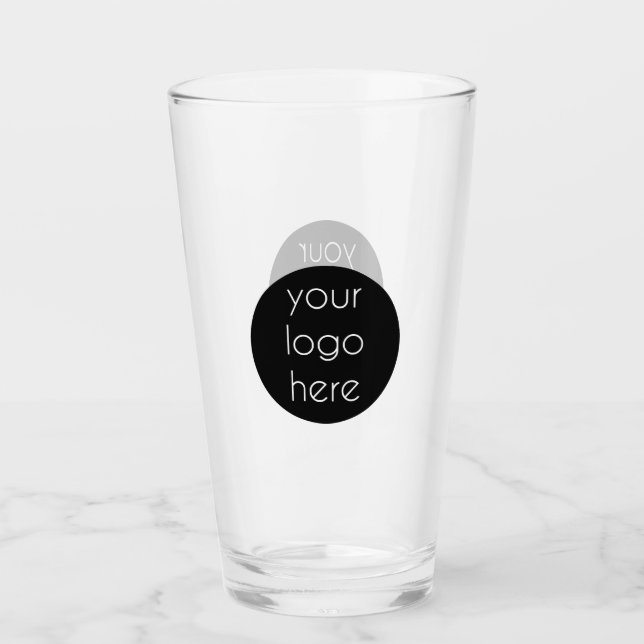 Promotional Business Company Logo Customer Gifts Glass (Front)