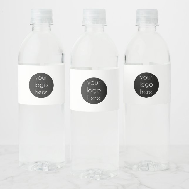Promotional Business Company Logo Customer Gifts  Water Bottle Label (Bottles)