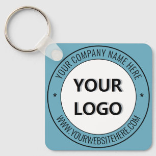 Promotional Business Keychain Custom Logo and Text