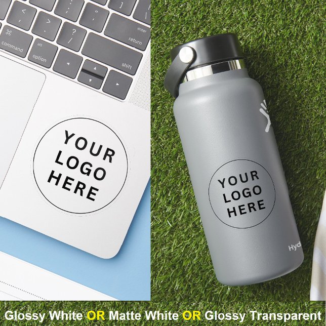Promotional Business Logo | Branded Water Bottle (waterproof stickers
)