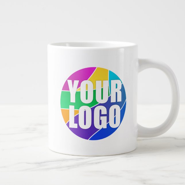 Promotional Business Logo Corporate Giveaway Large Coffee Mug (Right)