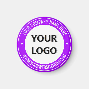 Promotional Business Magnet Your Logo Text Info