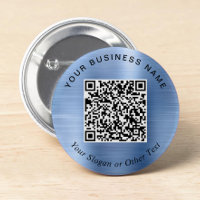 Promotional Business QR Code Blue Pin