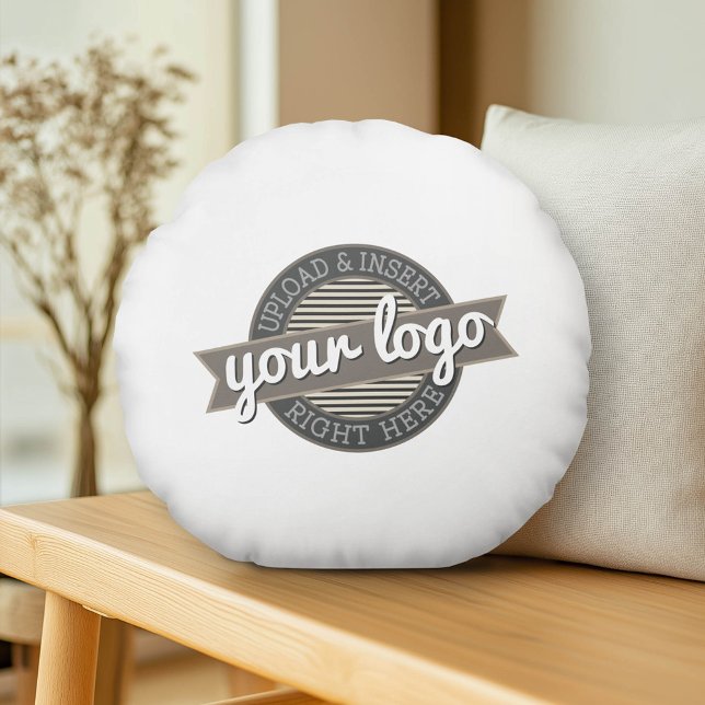 Promotional Business Supplies with Logo Round Cushion (Custom Logo Pillow)
