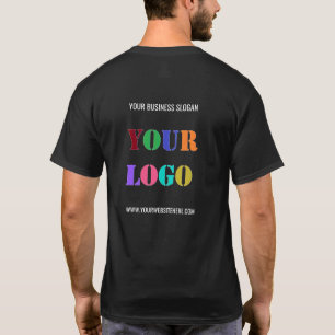 Promotional Business T-Shirt Custom Logo and Text