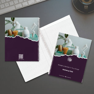 Promotional Cleaner Purple Workshop  Notebook