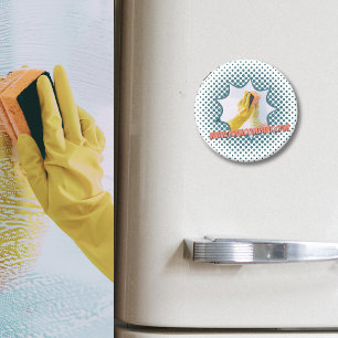 Promotional Cleaning Service Custom WWW Magnet
