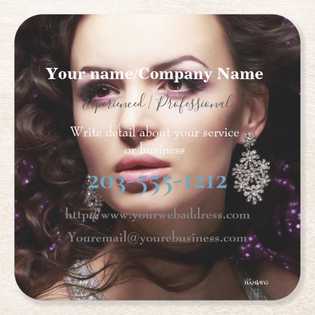 Promotional Coaster you customise - HAMbyWG (Front)