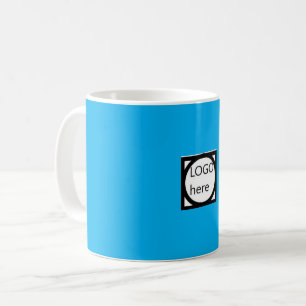 Promotional Coffee Mug with Your LOGO! Blue