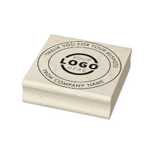 Promotional Company Logo Professional Thank You Rubber Stamp